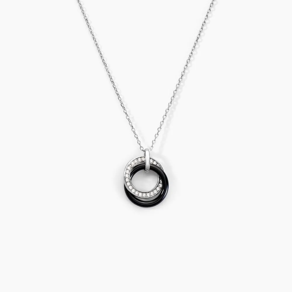 Marc Orian Colliers|Colliers Avec Pierres > Collier Grizzel De Zirconium argent blanc oxyde