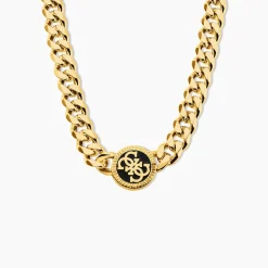Collier Guess 4G Icon Acier Jaune