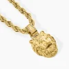 GUESS BIJOUX Colliers|Colliers Acier Inoxydable > Collier Guess Lion King Acier Jaune