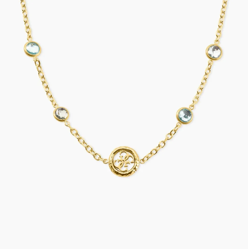 Collier Guess Petra Acier Jaune Oxyde De Zirconium