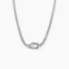 Marc Orian Colliers|Colliers Argent > Collier Haria Argent Blanc