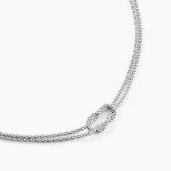 Marc Orian Colliers|Colliers Argent > Collier Haria Argent Blanc