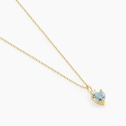 Marc Orian Colliers Cœur|Colliers > Collier Heart Or Jaune Topaze Oxyde De Zirconium