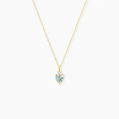 Marc Orian Colliers Cœur|Colliers > Collier Heart Or Jaune Topaze Oxyde De Zirconium
