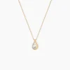Marc Orian Parures De Mariage|Colliers > Collier Helin Or Jaune Perle De Culture Et Oxyde De Zirconium