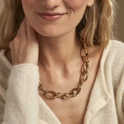 Collier Hennie Acier Doré