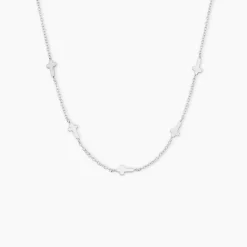 Collier Hope Argent Blanc