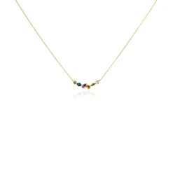 Marc Orian Colliers|Colliers Avec Pierres > Collier Hortense Or Jaune Topaze Péridot Améthyste