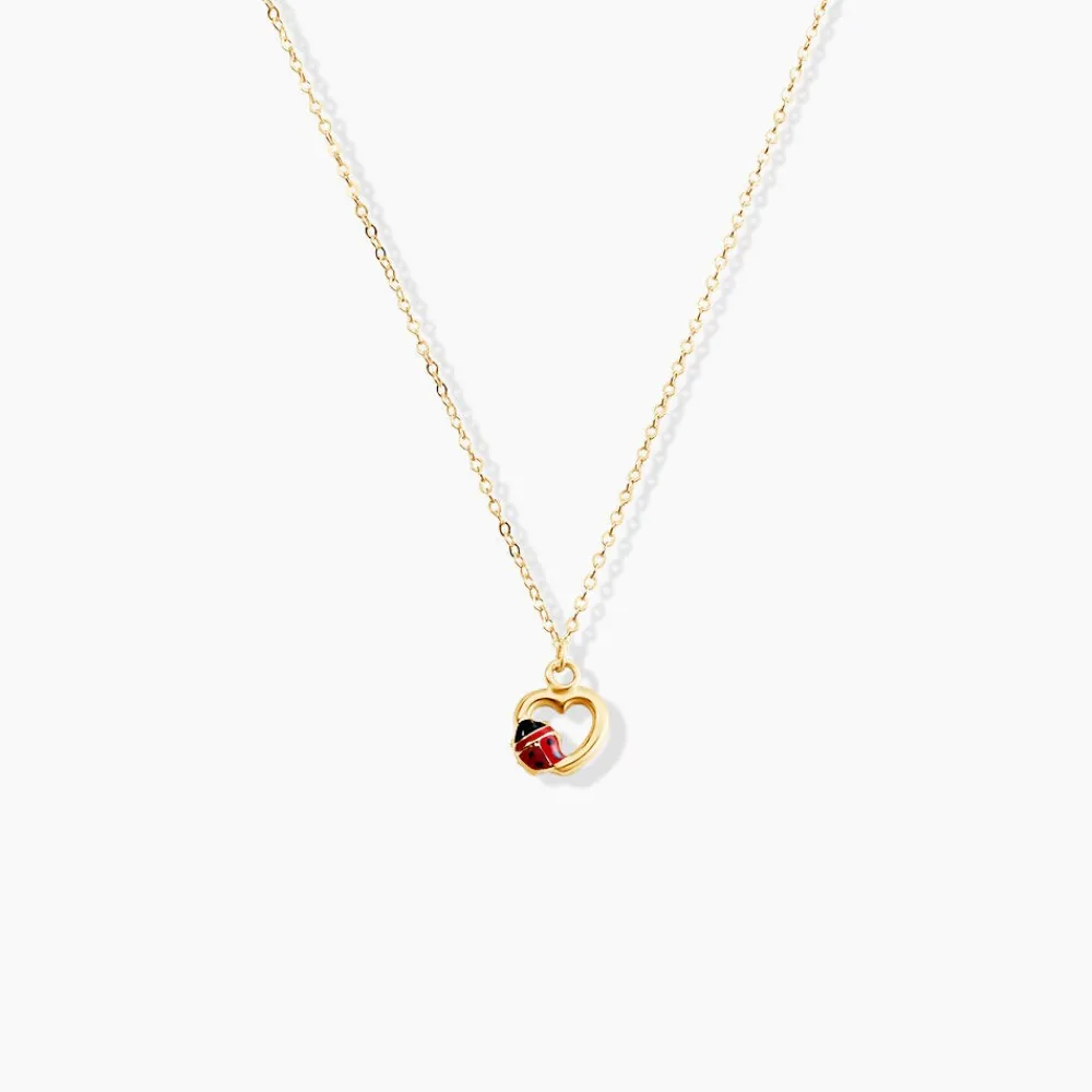 Marc Orian Colliers|Colliers Cœur > Collier Hydrangee Or Jaune