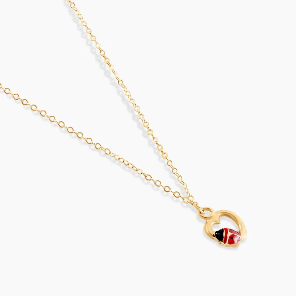 Marc Orian Colliers|Colliers Cœur > Collier Hydrangee Or Jaune