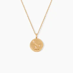 Collier Iago Plaqué Or Oxydes De Zirconium