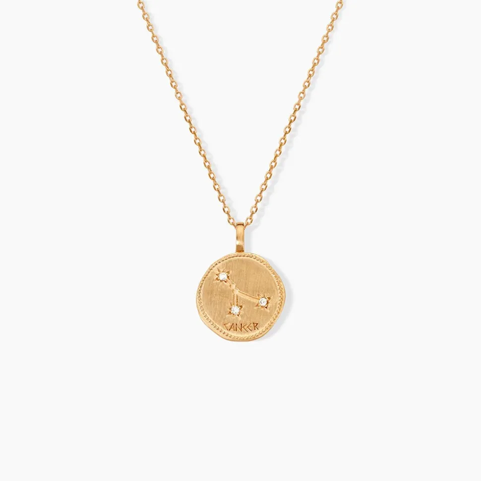 Collier Iago Plaqué Or Oxydes De Zirconium
