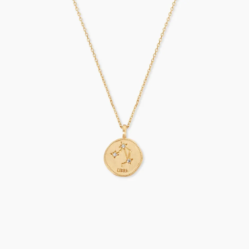 Collier Iago Plaqué Or Oxydes De Zirconium