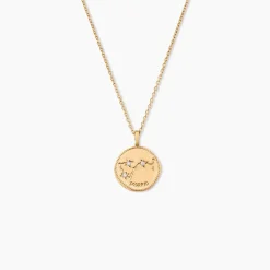 Collier Iago Plaqué Or Oxydes De Zirconium