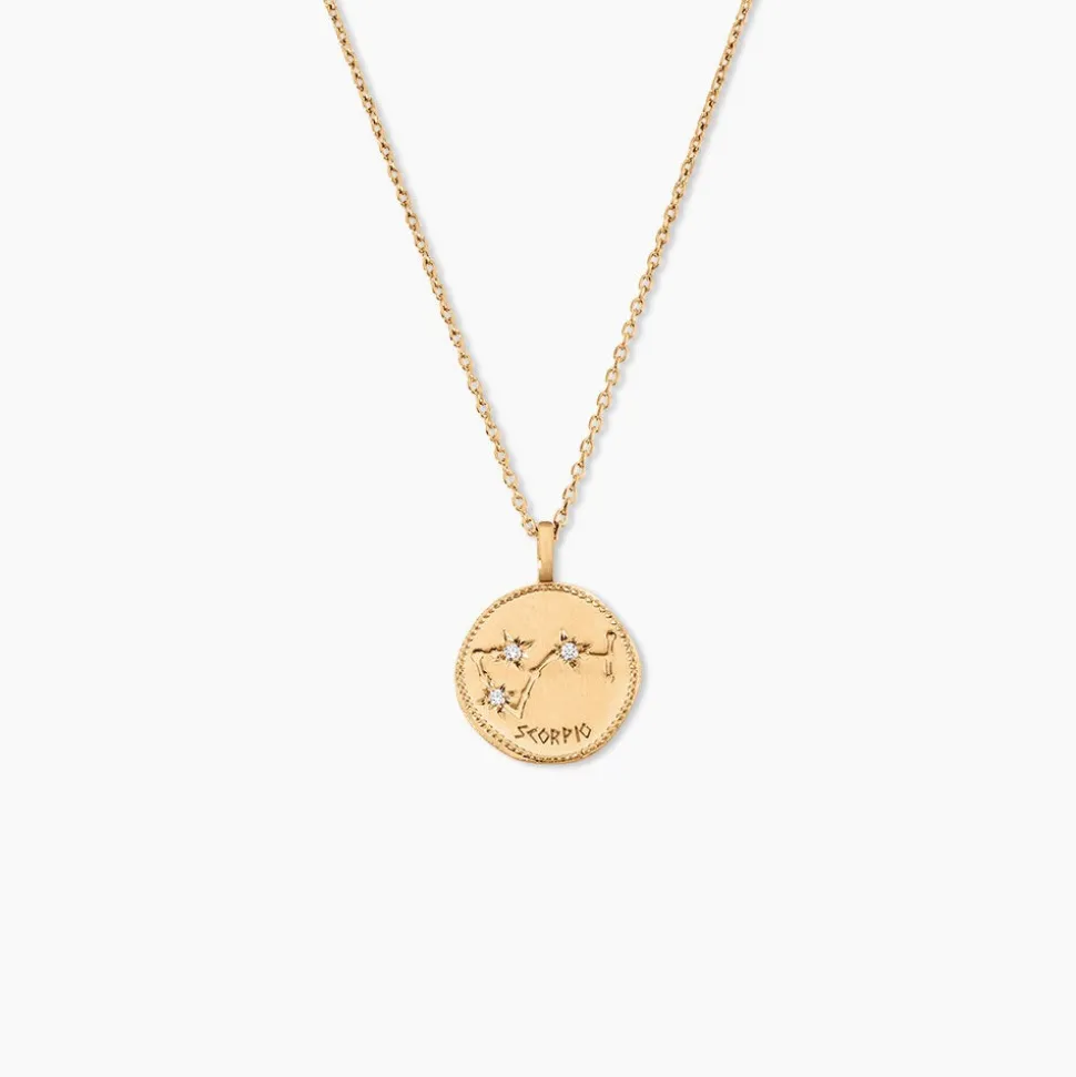 Collier Iago Plaqué Or Oxydes De Zirconium