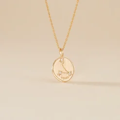 Collier Iago Plaqué Or Oxydes De Zirconium