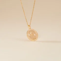Collier Iago Plaqué Or Oxydes De Zirconium