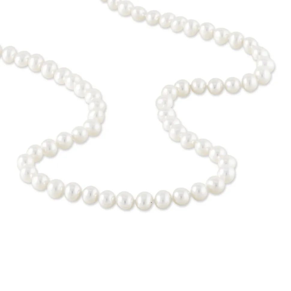 Collier Ikbal Or Jaune Perle De Culture