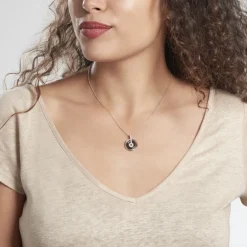 Marc Orian Colliers|Colliers Avec Pierres > Collier Ina Argent Blanc Céramique Et Oxyde De Zirconium