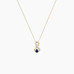 Marc Orian Colliers|Colliers Avec Pierres > Collier Iolo Or Jaune Saphir