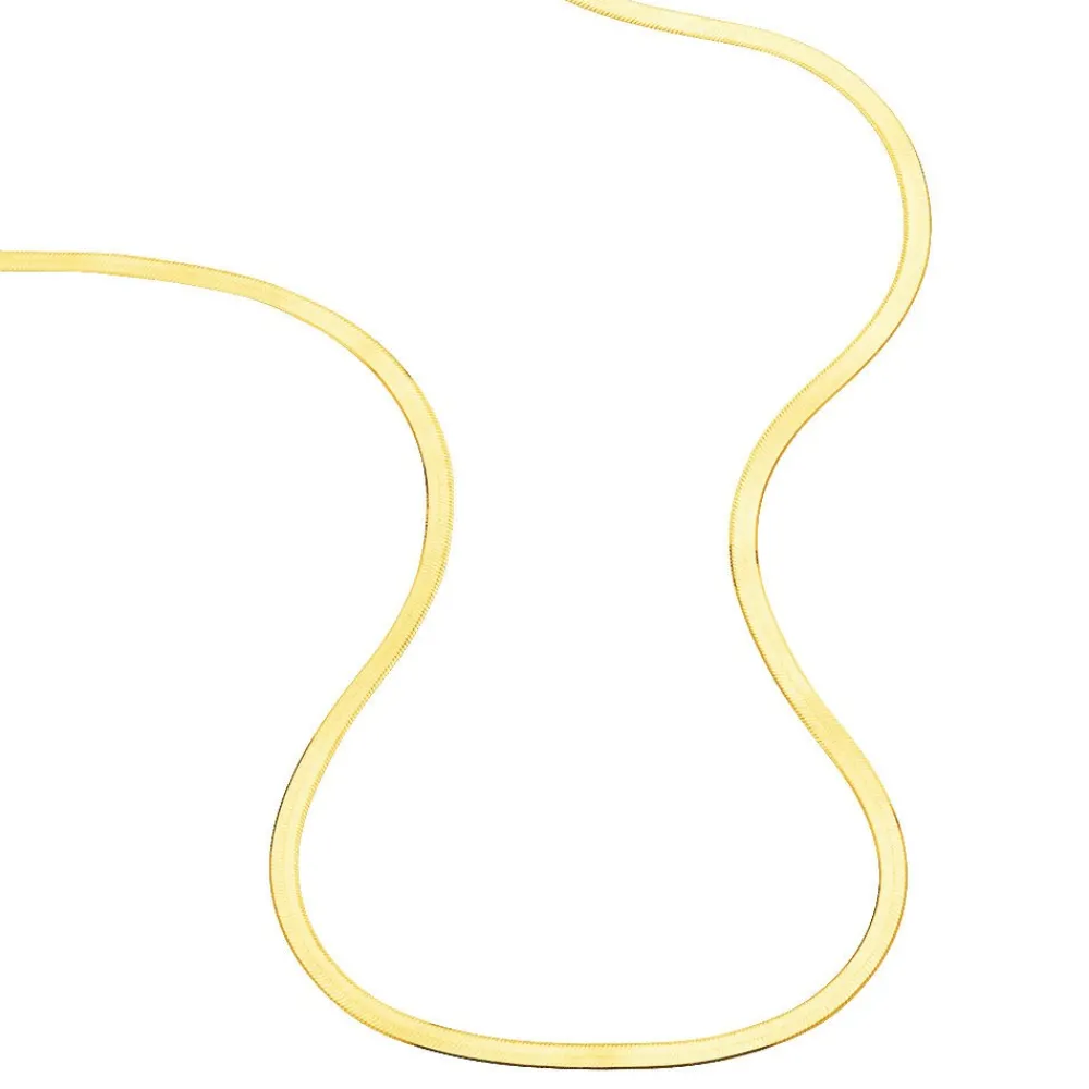 Marc Orian Colliers|Chaines Femme > Collier Ivria Maille Heringbone Or Jaune