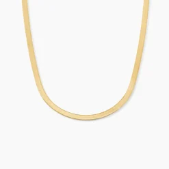 Marc Orian Colliers|Chaines Femme > Collier Ivria Maille Heringbone Or Jaune