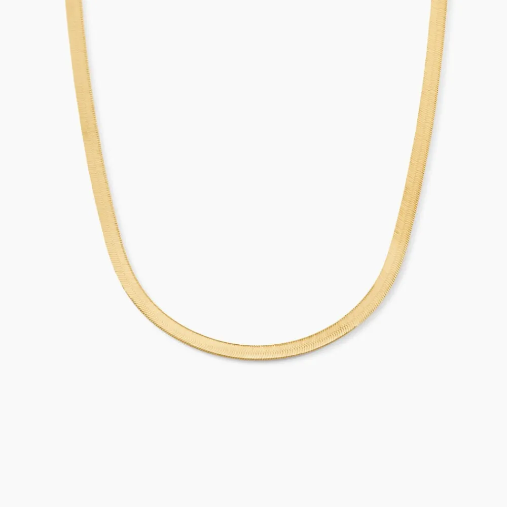 Marc Orian Colliers|Chaines Femme > Collier Ivria Maille Heringbone Or Jaune
