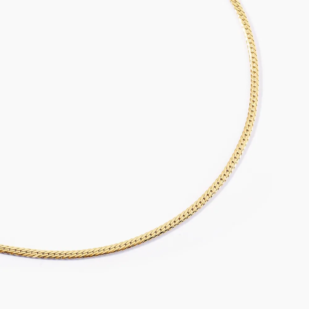 Marc Orian Colliers|Colliers Femme > Collier Izel Maille Anglaise Or Jaune