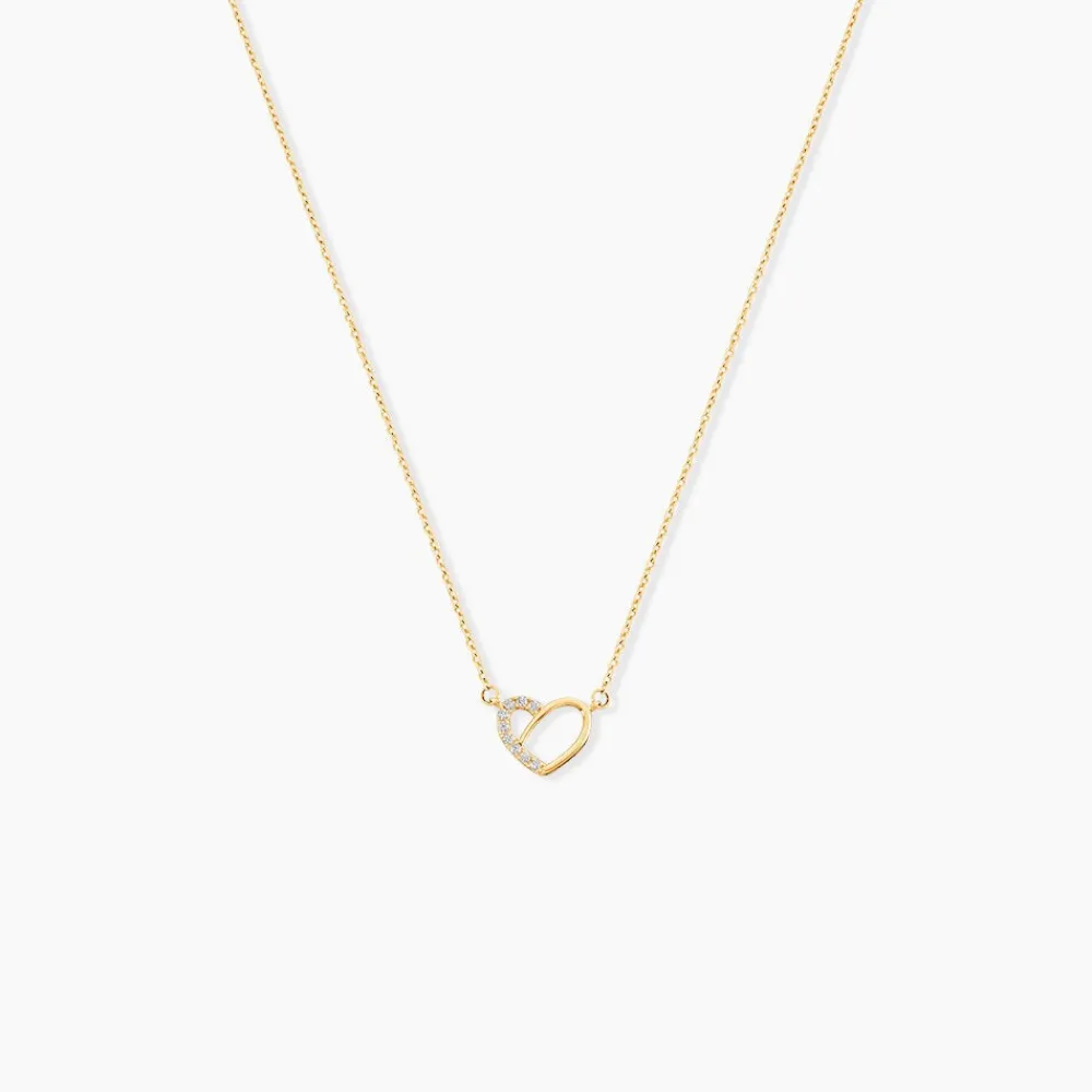 Marc Orian Colliers|Colliers Cœur > Collier Jada Or Jaune Oxyde De Zirconium