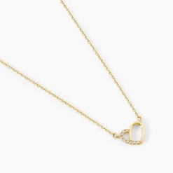 Marc Orian Colliers|Colliers Cœur > Collier Jada Or Jaune Oxyde De Zirconium