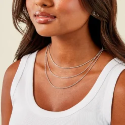 Marc Orian Colliers|Colliers Argent > Collier Janelle Argent Blanc