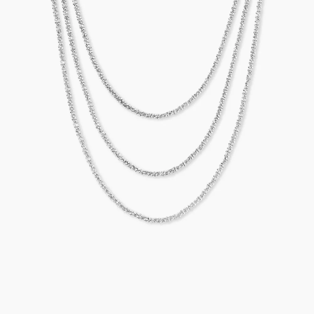 Marc Orian Colliers|Colliers Argent > Collier Janelle Argent Blanc