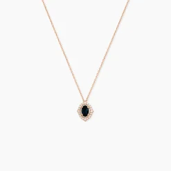 Marc Orian Colliers|Colliers Avec Pierres > Collier Janna Or Rose Topaze Et Oxyde De Zirconium