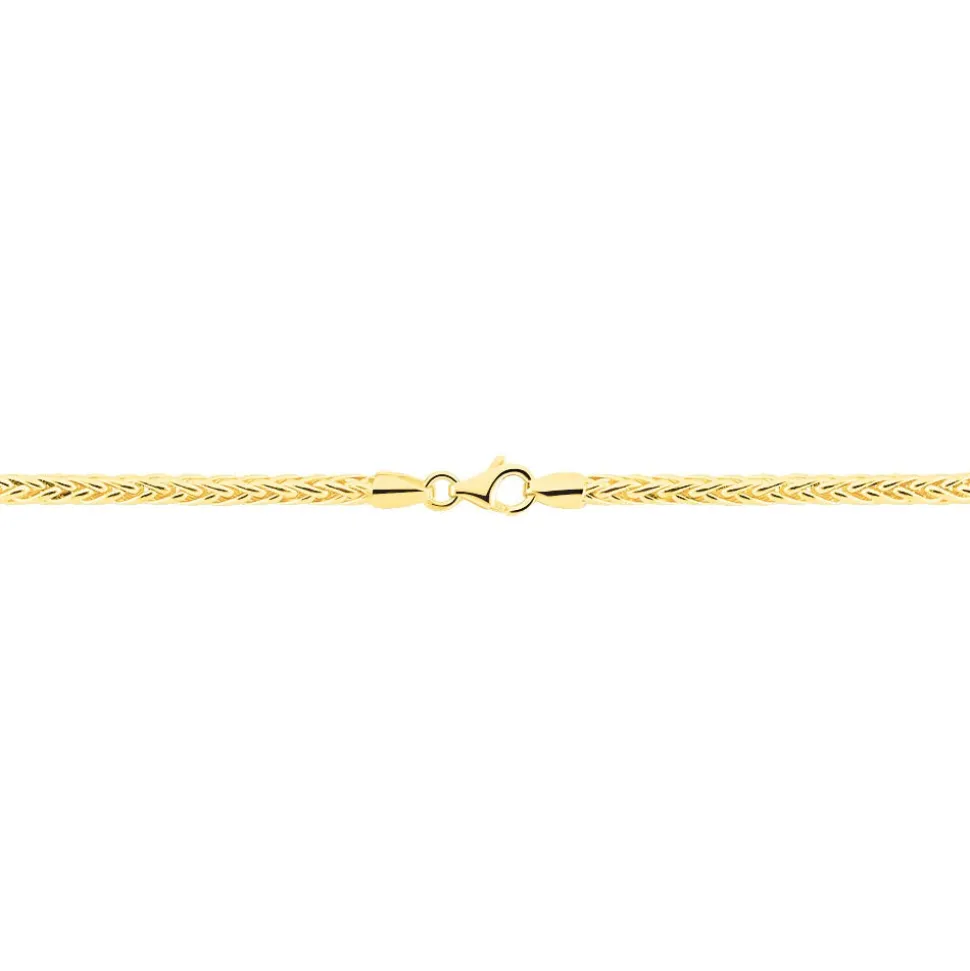 Collier Jany Maille Palmier Or Jaune