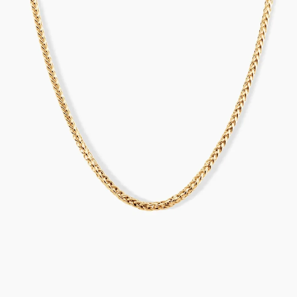 Collier Jany Or Jaune Maille Palmier