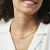 Marc Orian Colliers|Chaines Femme > Collier Jayna Maille Palmier Or Jaune