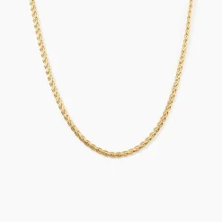 Marc Orian Colliers|Chaines Femme > Collier Jayna Maille Palmier Or Jaune