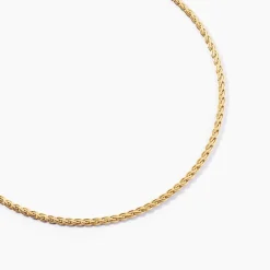 Marc Orian Colliers|Chaines Femme > Collier Jayna Maille Palmier Or Jaune