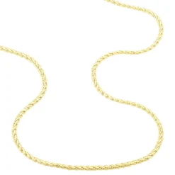 Collier Jayna Maille Palmier Or Jaune