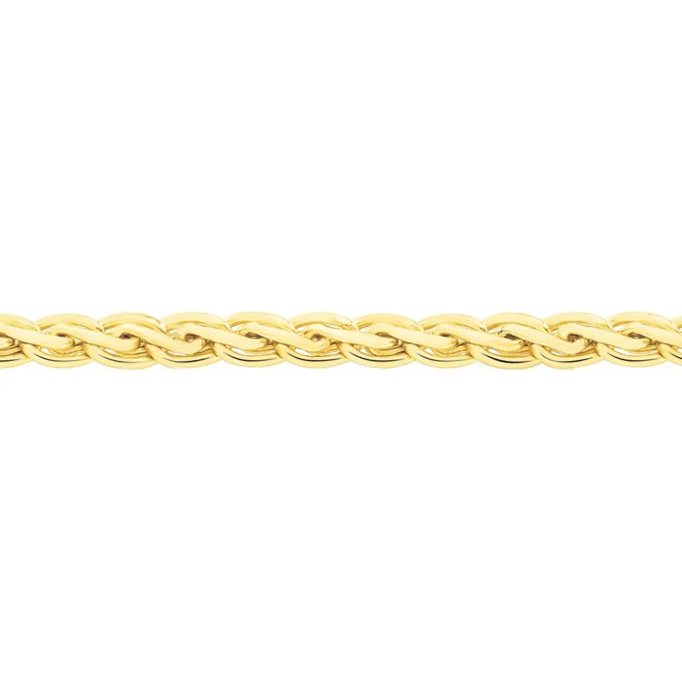 Collier Jayna Maille Palmier Or Jaune