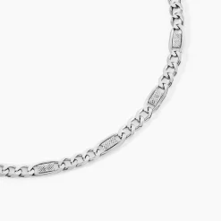 Marc Orian Colliers|Colliers Argent > Collier Jeremi Argent Blanc