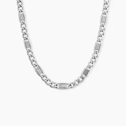 Marc Orian Colliers|Colliers Argent > Collier Jeremi Argent Blanc
