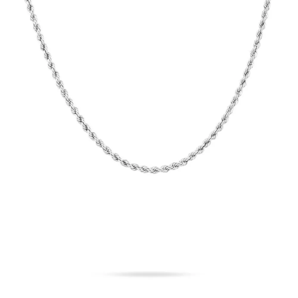 Marc Orian Colliers|Chaines Femme > Collier Jerry Maille Corde Or Blanc