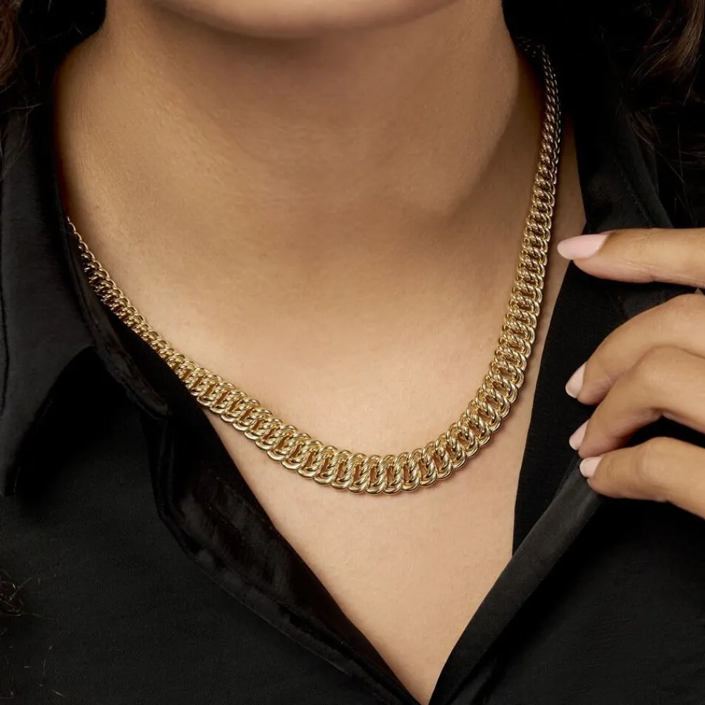 Marc Orian Colliers|Bijoux Femme > Collier Jimmy Maille Americaine Chute Or Jaune