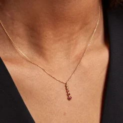 Marc Orian Colliers|Colliers Avec Pierres > Collier Josephine or jaune rubis