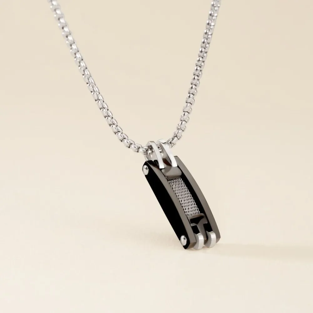 JOURDAN Colliers Fantaisie|Colliers > Collier Acier