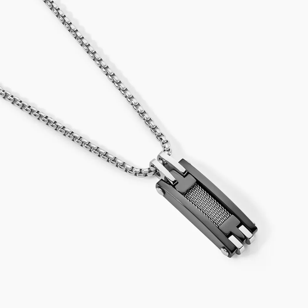 JOURDAN Colliers Fantaisie|Colliers > Collier Acier