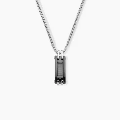 JOURDAN Colliers Fantaisie|Colliers > Collier Acier