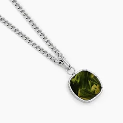 JOURDAN Colliers Fantaisie|Colliers > Collier Azeneth Acier Argenté