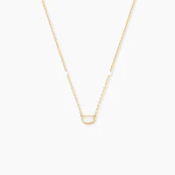 Collier Kakalina Or Jaune Nacre